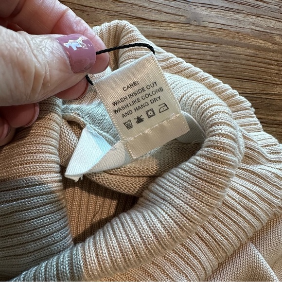 Most of All Women’s Lovisa Palomina Sweater Pullover Cropped Turtleneck Ribbed S - Picture 5 of 10